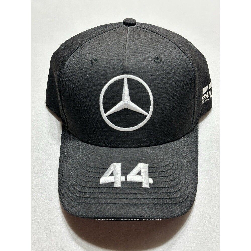 Mercedes Lewis Hamilton F1 Racing Hat Adjustable Cap Embroidered 44 Monster